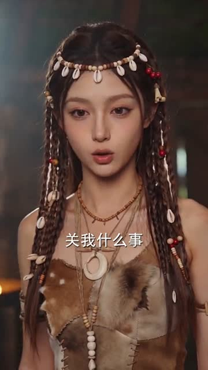 穿越蛮荒我成了部落女神（60集）战神短剧推荐