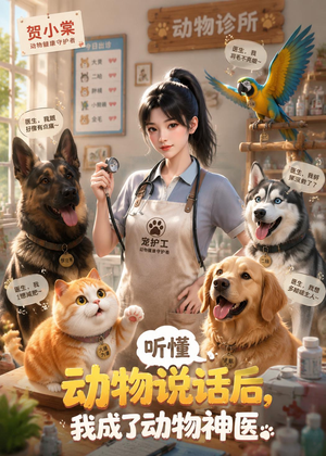 听懂动物说话后，我成了动物神医（47集）热门了短剧