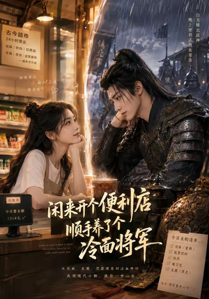 闲来开个便利店，顺手养了个冷面将军（80集）超好看的短剧