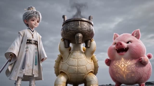 一人一龟一猪，三大祸害去修仙第四季（167集）女主谁演的
