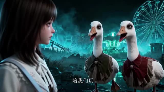 社恐发作中，诡异皆大鹅（59集）热门短剧抢先看
