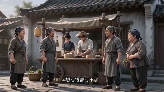 馄饨摊对门包子铺（21集）短剧推荐来了