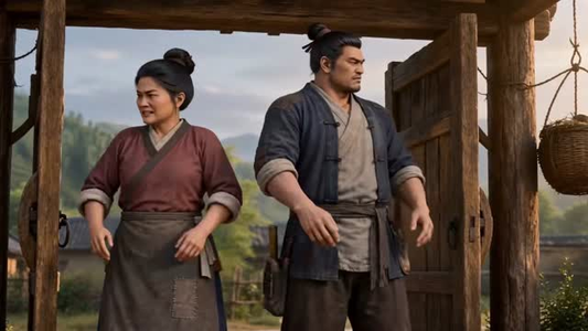 冷冰冰的战神王爷对小农妻热情似火（67集）第一集