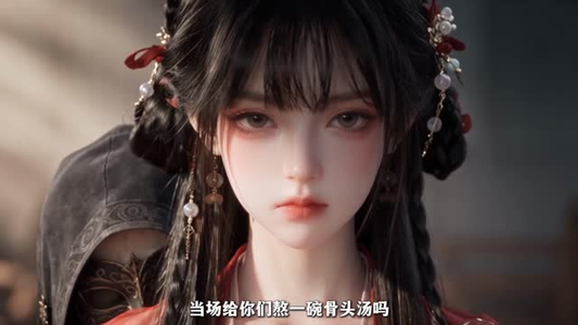 我捡的骷髅夫君茶疯了（50集）短剧免费分享