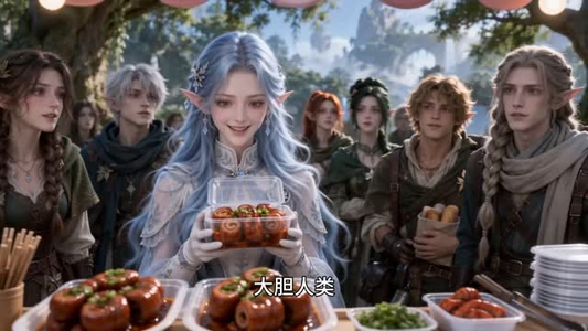 干饭系统疯了！让吸血鬼狂炫蒜蓉生蚝（110集）热播短剧推荐