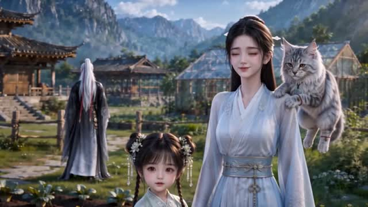 穿成炮灰：我有小猫系统和魔尊（110集）爆款短剧一起追