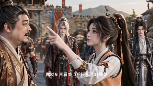 穿成天女，我开麻辣烫火了（57集）火爆短剧来袭