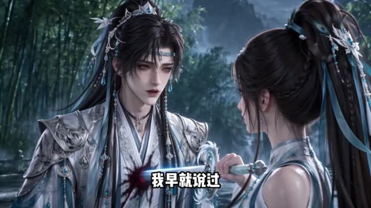病骨成双：阴湿反派天天缠着我（62集）热门短剧推广